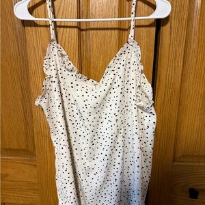 Kori Cream Polka Dot Camisole